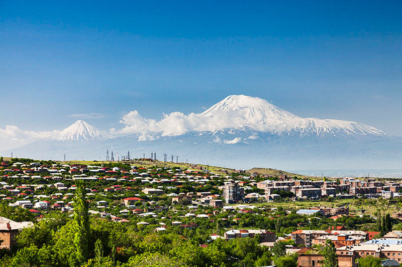アララト山　アルメニア　Mt. Ararat from Armenia