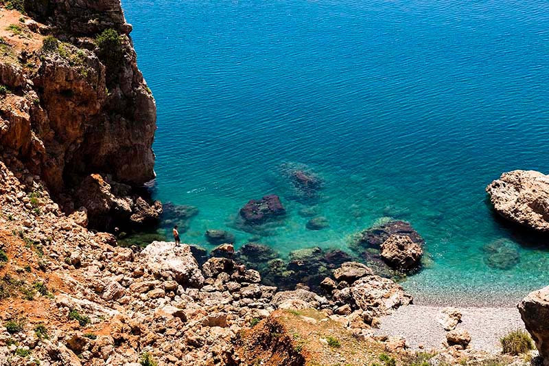 トルコ　アンタルヤ　リュキアの海岸
turkey lycia coast