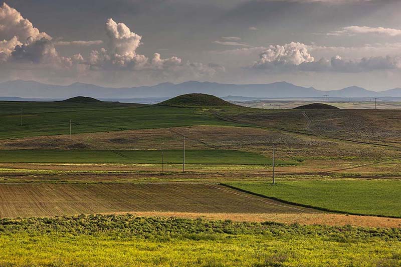 ゴルディオン　円形墳墓群　トルコ　gordion tomb tumulus turkey