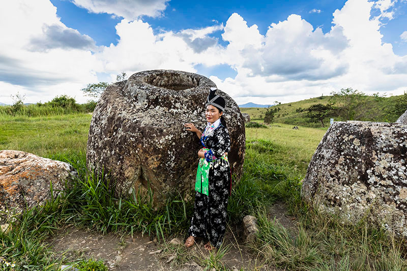 ジャール平原　世界遺産　ラオス　plain of jars laos