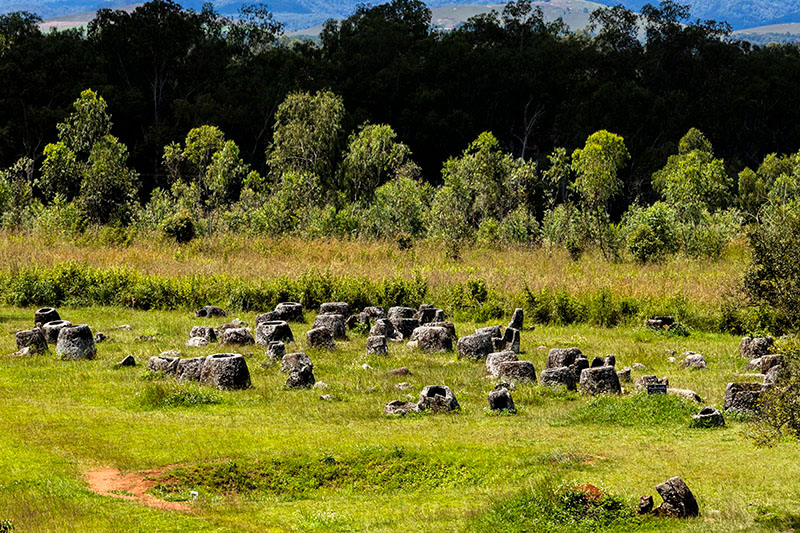 ジャール平原　世界遺産　ラオス　plain of jars laos