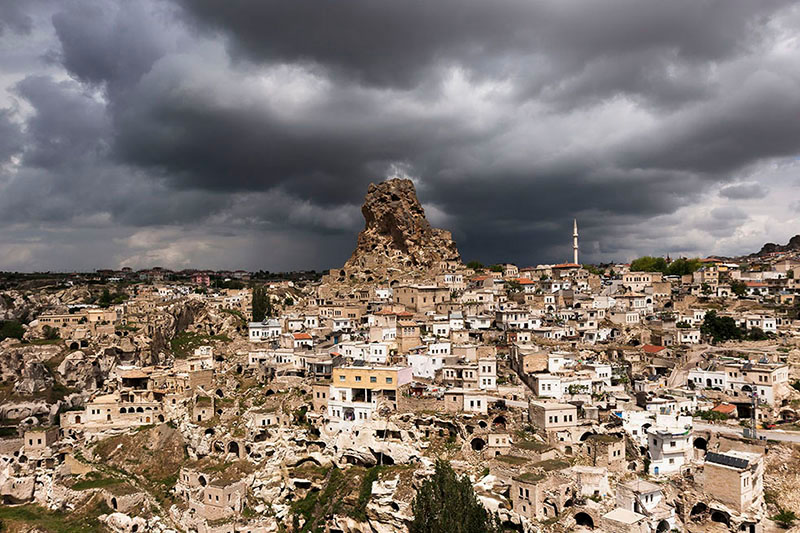 カッパドキア　奇岩城　トルコCappadocia Ortahisar Turkey