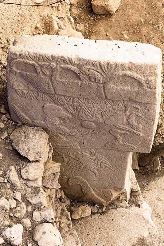 ギョベクリテペ　トルコ　gobekli tepe turkey stone monolith enclosure D pillar 43 vulture stone