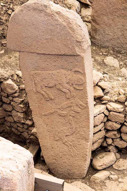 ギョベクリテペ　トルコ　gobekli tepe turkey stone monolith enclosure A pillar 2