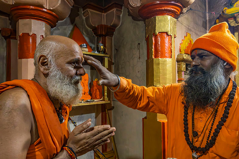 ギルナール山　アンビカ寺院　グジャラート　インド mt. girnar ambika temple gujarat india