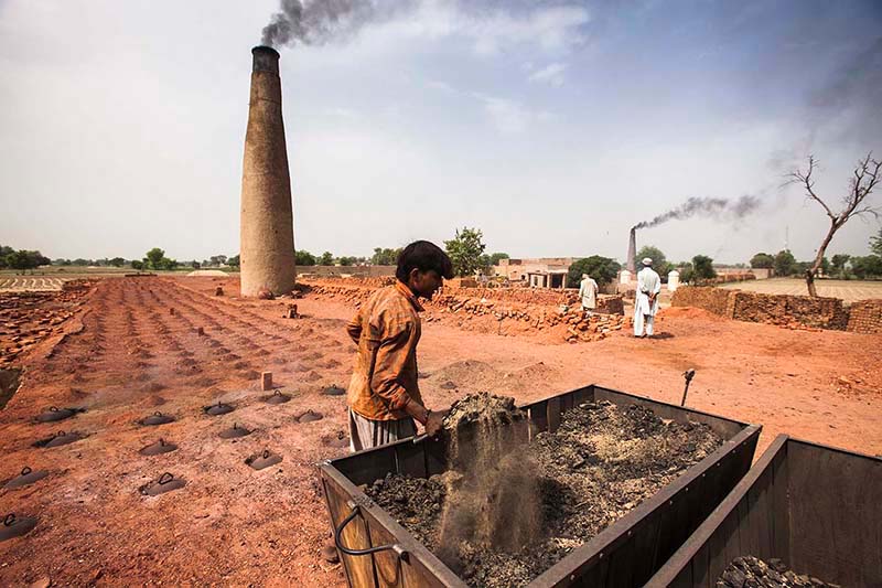 ハラッパ　パキスタン　レンガ工場　harappa bricks factory pakistan