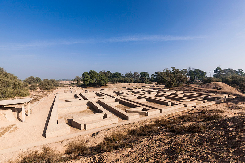ハラッパ　遺跡　パキスタン　職人街 harappa mound f worker's quarters