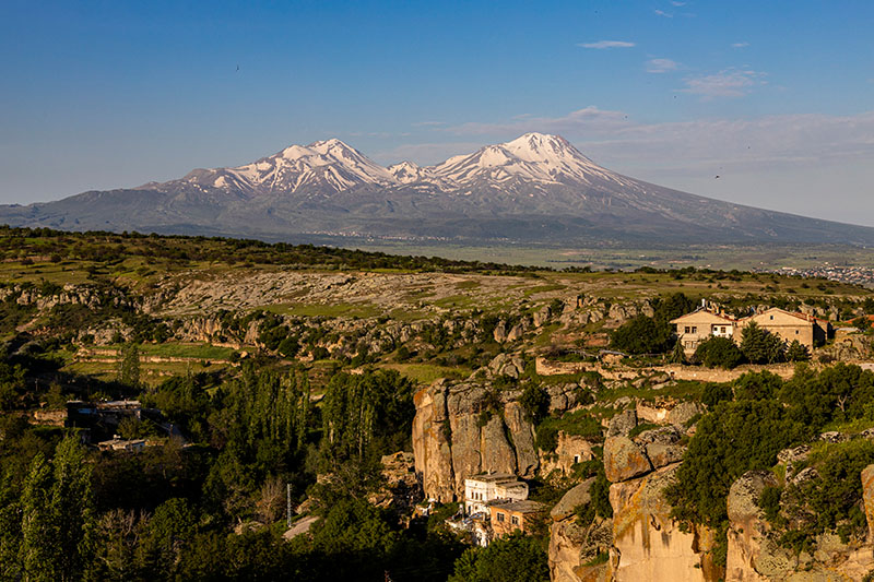 クグゼルユルト ハッサン山 カッパドキア トルコ güzelyurt mount hassan cappadocia turkey