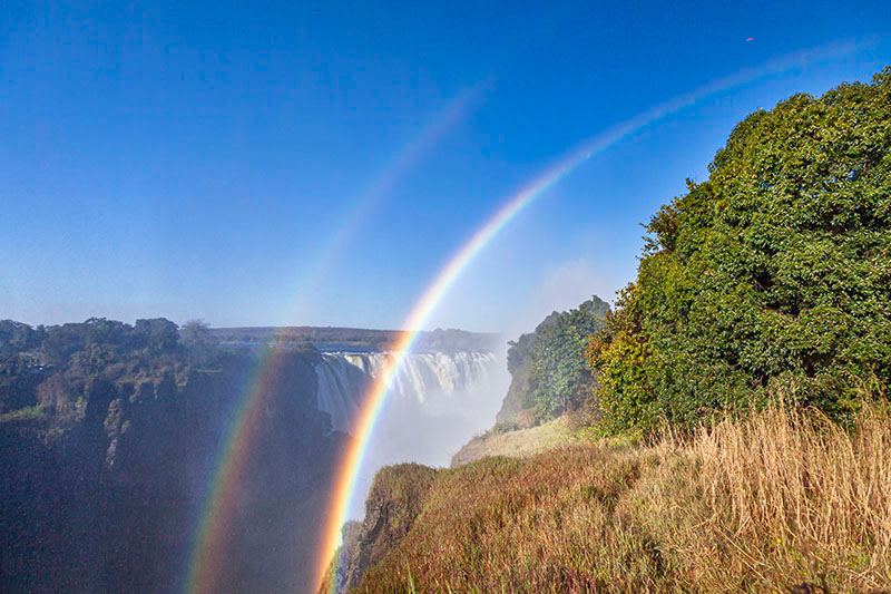 ヴィクトリア滝　ジンバブエ　滝公園遊歩道 victoria falls trek course zimbabwe