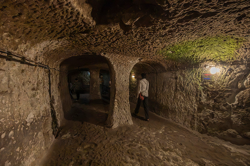 デリンクユ地下都市　トルコ　drinkuyu underground city turkey